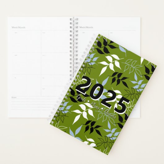 Schwarz & Weiß & Frühling über 2025 individuell an Planer (Anzeige)