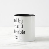 Schwarz-Weiß-Funny-Mug Tasse (Zentrum)