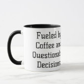 Schwarz-Weiß-Funny-Mug Tasse (Links)