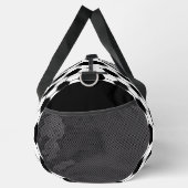 Schwarz-Weiß-Fußball Duffle Bag (Rechts)