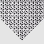 Schwarz-Weiß-Fußball Seidenpapier (Ausschnitt)