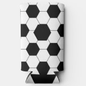 Schwarz-Weiß-Fußball Selters Dosenkühler (Vorderseite)