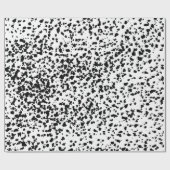 Schwarz-Weiß-Fußketten Geschenkpapier (Flach)