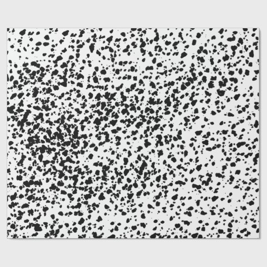 Schwarz-Weiß-Fußketten Geschenkpapier (Flach)