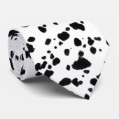 Schwarz-Weiß-Fußketten Krawatte (Gerollt)