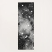 Schwarz-Weiß-Galaxie-Nebel Traum Nr. 1 Yogamatte (Rückseite)