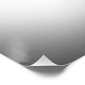 Schwarz-Weiß-Gans Poster (Ecke)