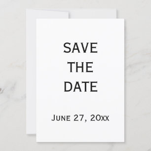 Schwarz-Weiß-Gay-Hochzeit speichern Sie die Datums Einladung