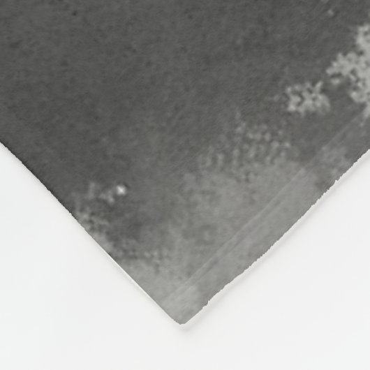 Schwarz-Weiß-Gebirgslandschaft Fleecedecke (Ecke)