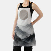 Schwarz-Weiß-Gebirgslandschaft Schürze (InSitu)