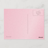 Schwarz-Weiß-Geburtstag Postkarte (Rückseite)