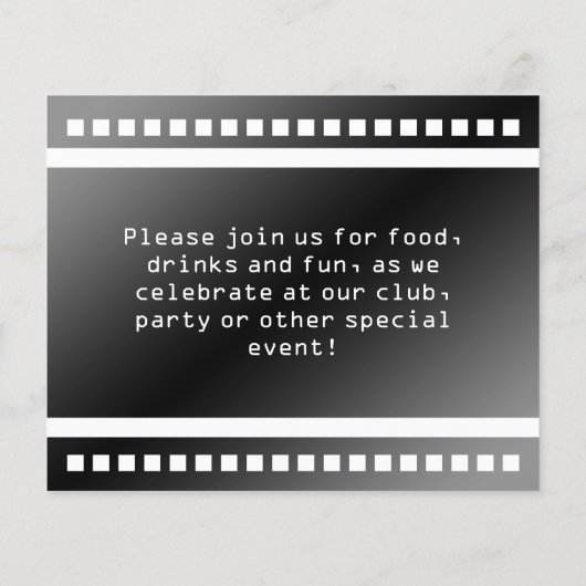 Schwarz/Weiß-gedrucktes Star-Ticket-Flyer Flyer (Hinten)