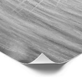 Schwarz-Weiß-Gemälde aus wild lebenden Tieren des Poster (Ecke)