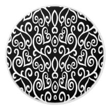 Schwarz-Weiß-Gemustert