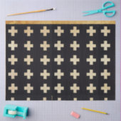 Schwarz-Weiß-Gemustertes Decoupage-Papier Seidenpapier (Basteln)