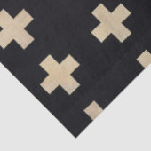 Schwarz-Weiß-Gemustertes Decoupage-Papier Seidenpapier (Ausschnitt)