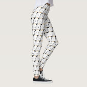 Schwarz-Weiß-Gentoo-Penguin Leggings (Rechts)