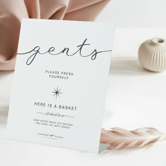 Schwarz-Weiß-Gents-Badetuch Sockelschild