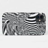 Schwarz-Weiß-Geometrie 12 Case-Mate iPhone Hülle (Rückseite (Horizontal))