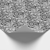 Schwarz-Weiß-Geometrie 15 Geschenkpapier (Ecke)