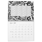 Schwarz-Weiß-Geometrie 20 Kalender (Mär 2027)