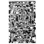 Schwarz-Weiß-Geometrie 25 Kalender (Titelbild)