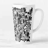 Schwarz-Weiß-Geometrie 25 Milchtasse (Rechts)