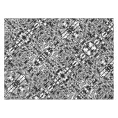 Schwarz-Weiß-Geometrie 25 Tischdecke (Vorderseite (Horizontal))