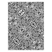 Schwarz-Weiß-Geometrie 25 Tischdecke (Vorderseite)