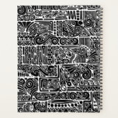 Schwarz-Weiß-Geometrie Art 2 Planer (Rückseite)
