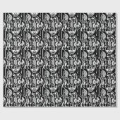 Schwarz-Weiß-Geometrie Art 3 Geschenkpapier (Flach)