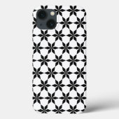 Schwarz-Weiß-Geometrie Case-Mate iPhone Hülle (Rückseite)