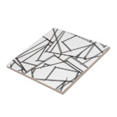 Schwarz-Weiß-Geometrisch Fliese (Seite)