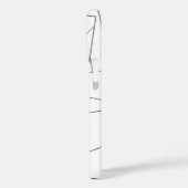 Schwarz-Weiß-geometrisch-modernes Bauhaus Case-Mate iPhone Hülle (Rückseite / Links)