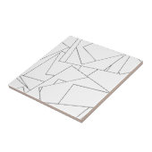 Schwarz-Weiß-geometrisch-modernes Bauhaus Fliese (Seite)