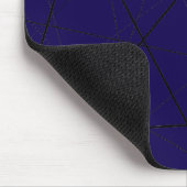 Schwarz-weiß geometrisches Muster Mousepad (Ecke)
