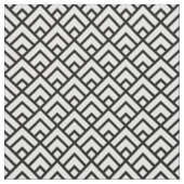 Schwarz-Weiß-Geometrisches Muster Stoff (Nahaufnahme)