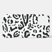 Schwarz & Weiß Gepard Leopard Tierprint Case-M Case-Mate iPhone Hülle (Rückseite (Horizontal))