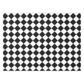 Schwarz/Weiß geprüft Tischdecke (Vorderseite (Horizontal))