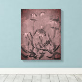 Schwarz-Weiß-Gerahmte Milchprodukte Leinwanddruck (Insitu (Holzboden))