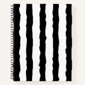 Schwarz-Weiß-Geschenk für die Links Schule Persona Notizblock (Vorderseite)