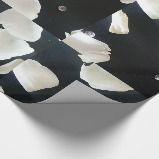 Schwarz/Weiß Geschenkpapier (Ecke)