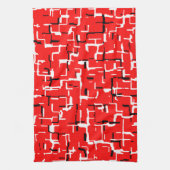 Schwarz-weiß Geschirrtuch (Vertikal)