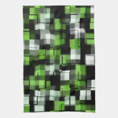 Schwarz-weiß Geschirrtuch (Vertikal)