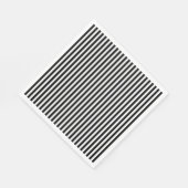 Schwarz-weiß gestreift  serviette (Ecke)