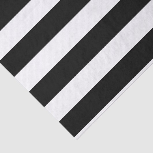 Schwarz-weiß gestreifte moderne Hochzeitsfeier Seidenpapier (Ausschnitt)