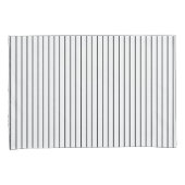 Schwarz-weiß gestreifter Pillowcase Kissenbezug (Vorderseite-Rechts)