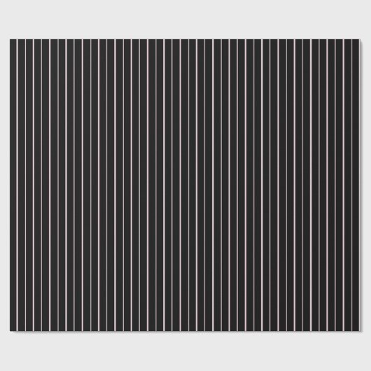 Schwarz-weiß gestreiftes Geschenkpapier (Flach)