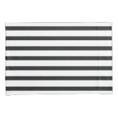 Schwarz-weiß gestreiftes Kissen Set Kissenbezug (Vorderseite-Rechts)