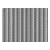 Schwarz-weiß gestreiftes Patchwork mit Spitze Tischdecke (Vorderseite (Horizontal))
